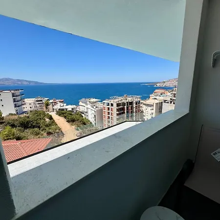Sunset - Panoramic View & Pool 公寓 Sarandë