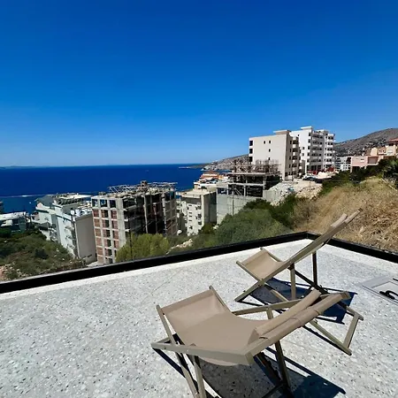 Sunset - Panoramic View & Pool Appartement Saranda